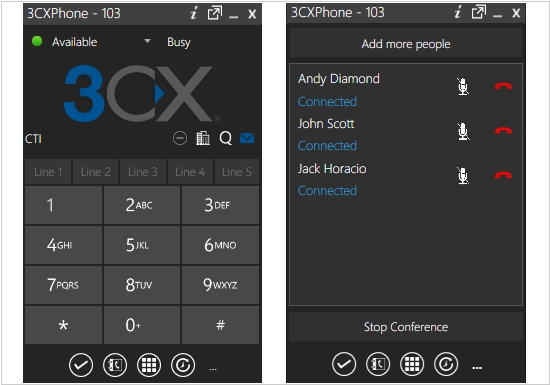 Софтфон или аппаратный IP-телефон, что лучше? 3Cx phone